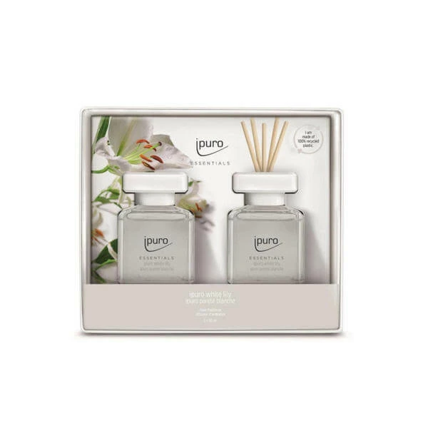 Sortie 😀 IPuro White Lily 2x50ml Set Cadeau De Parfum D'ambiance - Humidificateur D'air ✨ 3 Sortie 😀 IPuro White Lily 2x50ml Set Cadeau De Parfum D'ambiance - Humidificateur D'air ✨